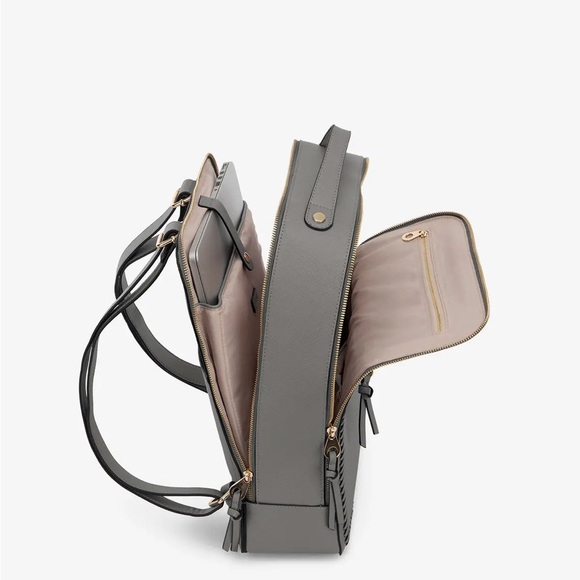 CALPAK Kaya Gray Laptop Bag NWT - Picture 6 of 6